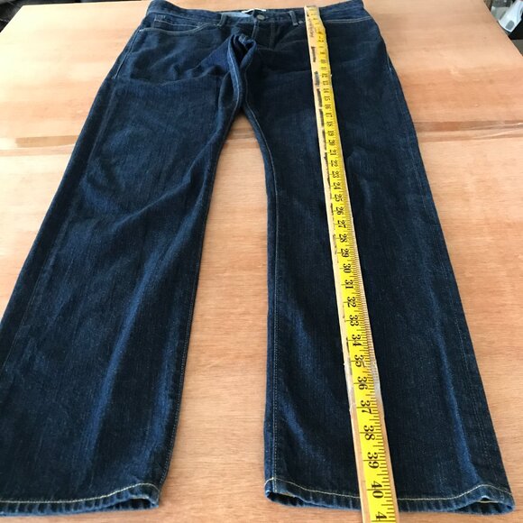 Levi's Made & Crafted Ruler Straight Jeans Men 36x31 Blue Button Fly Mid Rise - Picture 6 of 13